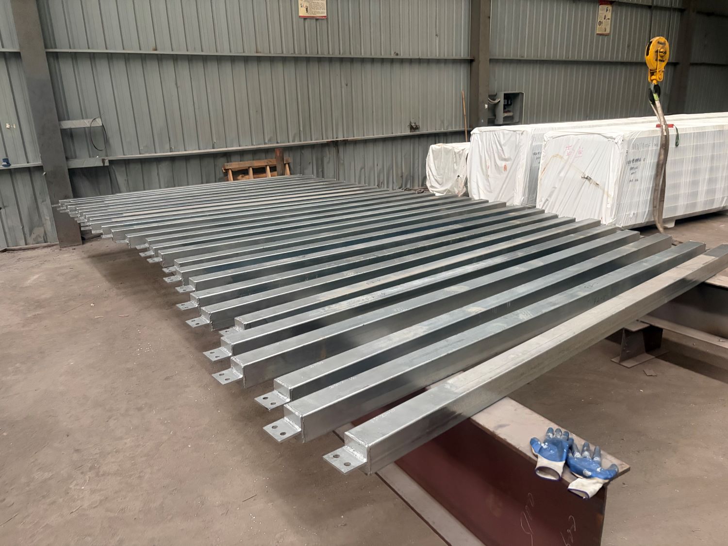 Galvanized Structural Steel Project in South America