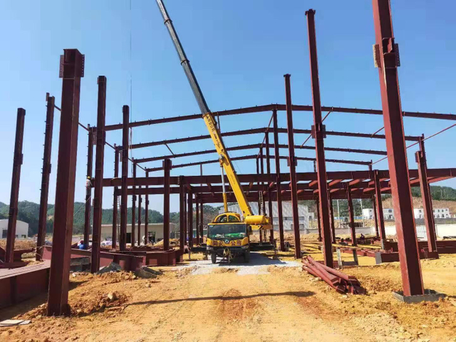 Two-Story Steel Structure Factory Building for Health Food Production