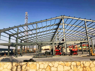 2,335㎡ Steel Structure Warehouse with Mezzanine and Office in Israel
