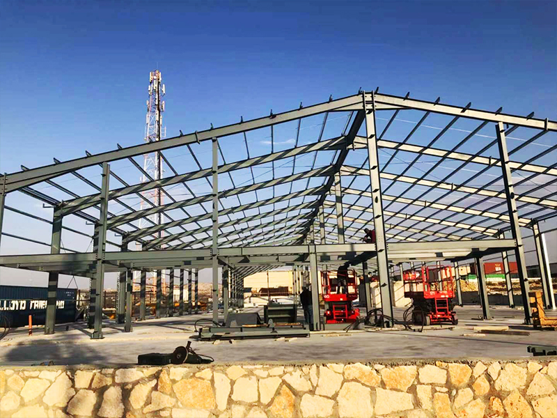 2,335㎡ Steel Structure Warehouse with Mezzanine and Office in Israel