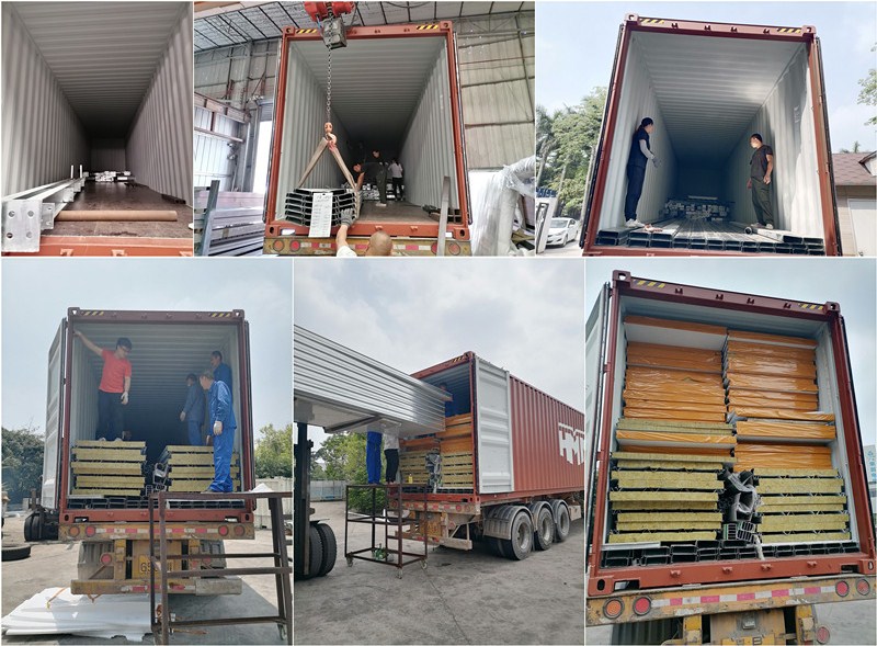 Loading Metal Structure Building