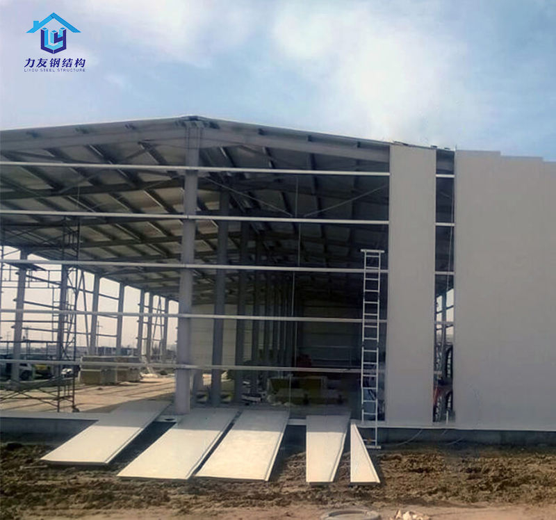 3D Tekla Modern Design Prefabricated Warehouse Factory Prefab Workshop Construction Metal Building Manufacturing