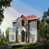 High Quality Furnished Luxury Galvanized Steel Structure Steel Frame House Prefabricated Light Weight Steel Villa