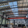 China Steel Structure Frame Metal Workshop with Crane and Ridge Vent