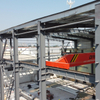 China Steel Structure Frame Metal Workshop with Crane and Ridge Vent