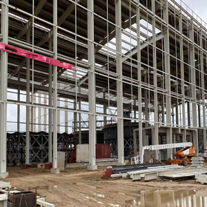 2024 Structural Steel Building With Wall Sheet Insulated Thermal Panel Various Choice Metal Roofing