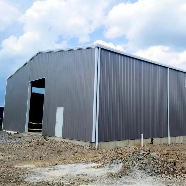 2025 New Factory Expansion Construction Update New Project Shiny New Steel Building a Beautiful Addition for Your Company