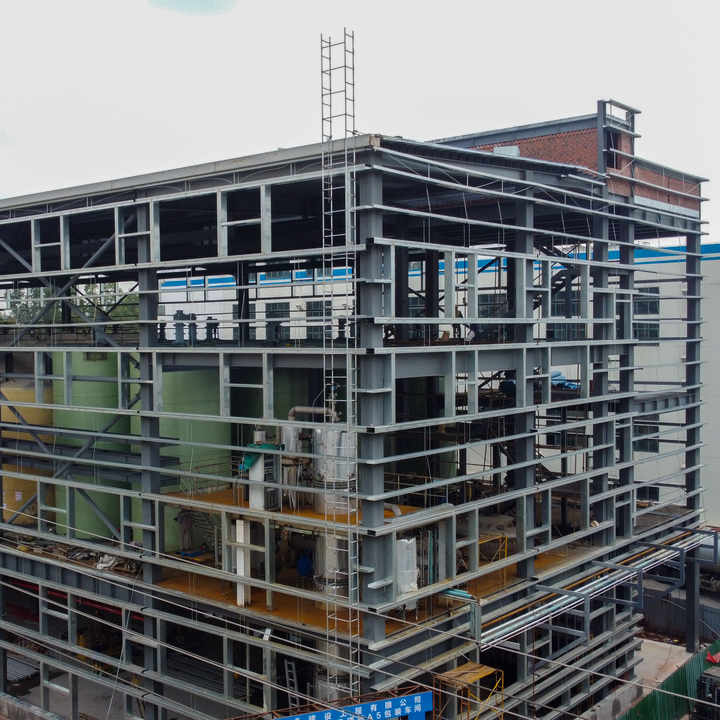 China Top Quality Prefabricated Warehouse Metal Steel Frame Buildings Steel Structure Chemical Workshop