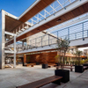 2025 Steel Offices Building Besides Closed Areas Generous Porched Spaces Outdoor Meeting Private Gardens Common Spaces Companies