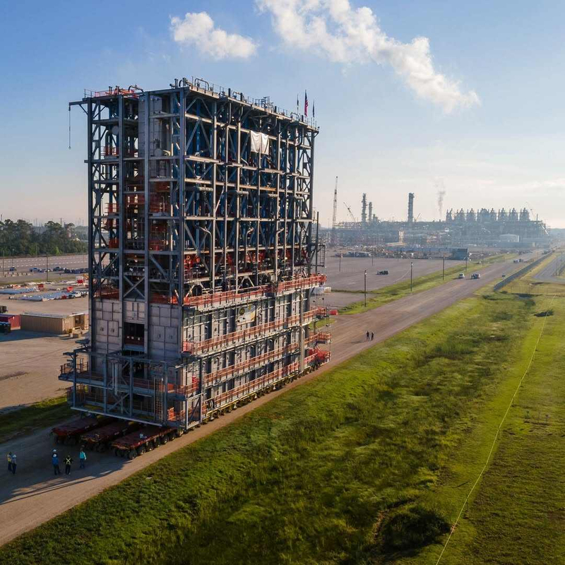 2025 the Petrochemical Plant in Baytown Texas Fun Fact This Weighs 2,832 Tons and Is the Size of a Mid-rise Apartment Building