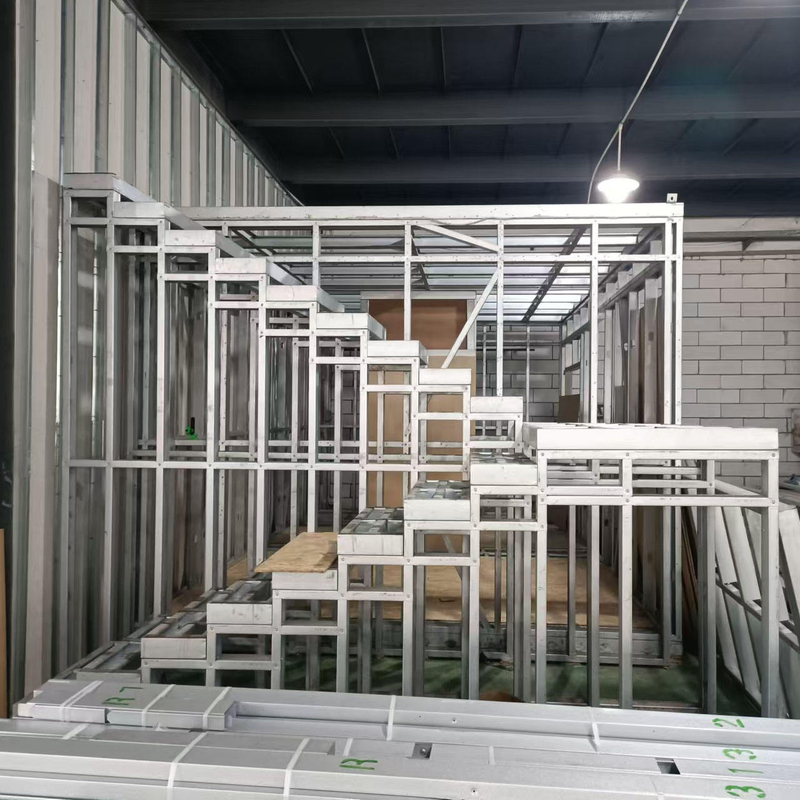 Light Steel Villa House LGS Frame Galvanized Stud