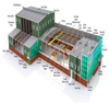 Metal Prefab Steel Workshop Structural Steel Pre-Engineered Wide Span Steel Warehouse Building