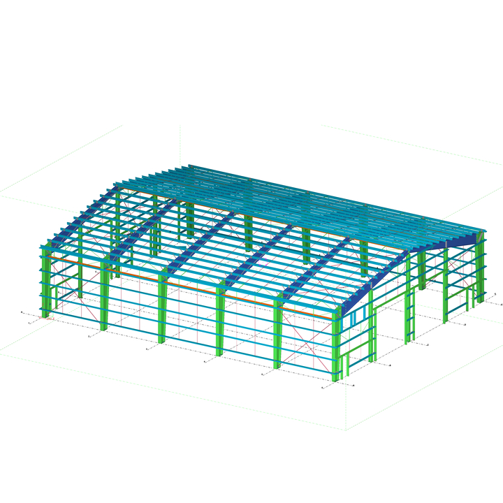 High Quality Modern Design Steel Warehouse Frame Steel Barn Building for Warehouse Construction in Canada