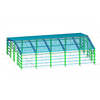 High Quality Modern Design Steel Warehouse Frame Steel Barn Building for Warehouse Construction in Canada