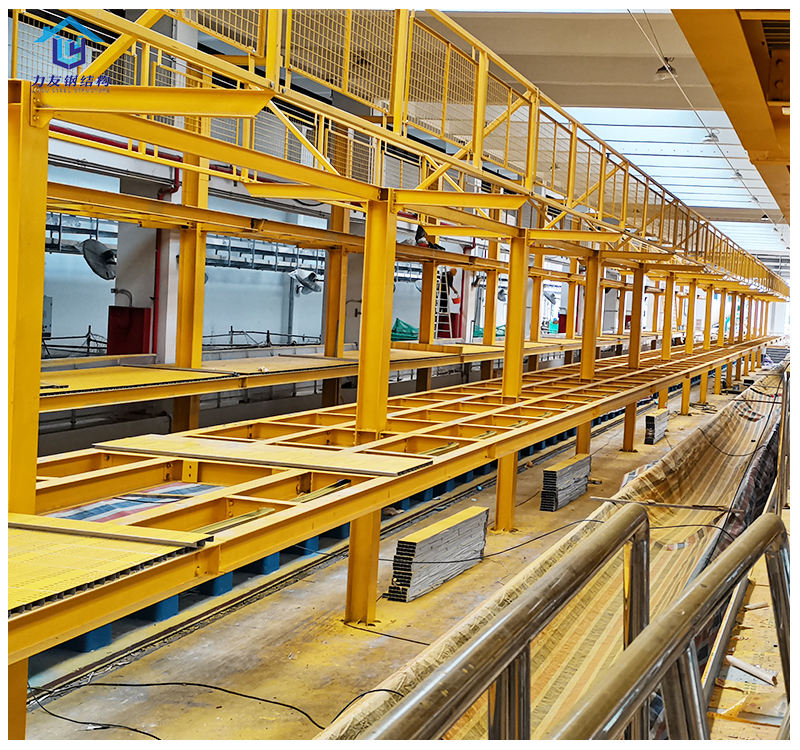 Prefab Metal Factory Building Prefabricated Construction Steel Structure Frame Platform Building in China