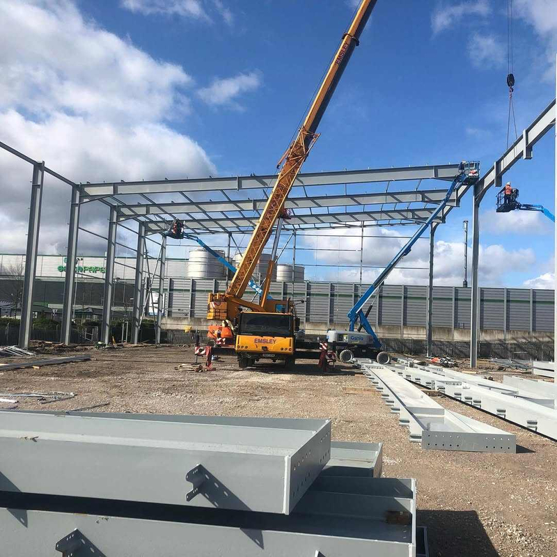 2025 Steel Building Steel Structures Steelerection Crane Steel to the Sky