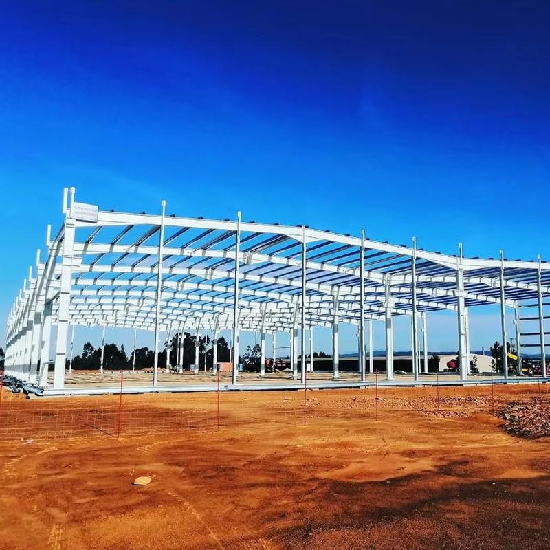 2025 Warehouse Nearing Completion Construction Works Metalstructure Engineering Quality Steelstructure Coatings Facades Roofing