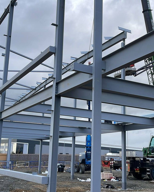 2025 Work Has Begun at Another Site for the Steel Team This One Includes Lift Shafts Stairs Decking to Land on a Mezzanine Floor