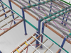 2025 OFFICE PROJECT Steelconnections Lightsteelstructure Steelconstruction Steelstructure 3dmodel Prefabricated Prefabrication