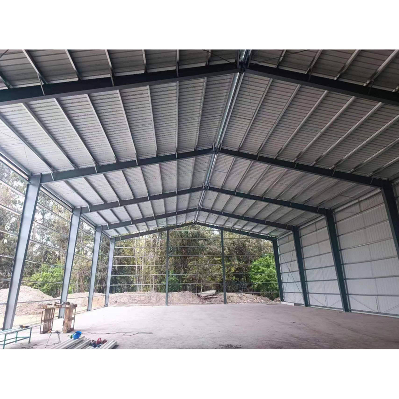 Hot Rolled Heavy Steel Frame Large Span Warehouse Workshop Structural Building Construction in Chile
