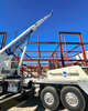 2025 Steel Structure Office Building Building High Into the Sky at the Thermal Club Comes to Lifting Structural Steel Beams