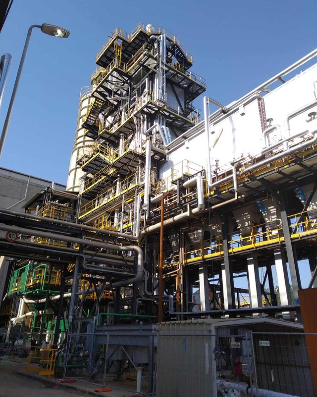 2025 Steel Structure Office Building Workshop Steelstructure Waste Transfer Garbage Scrap Metal Recycling Incineration Station