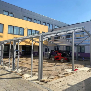 2025 Steel Structure Office Building Workshop Steelstructure Industrialdesign Steel Nice Little Extension for Kingswood Academy