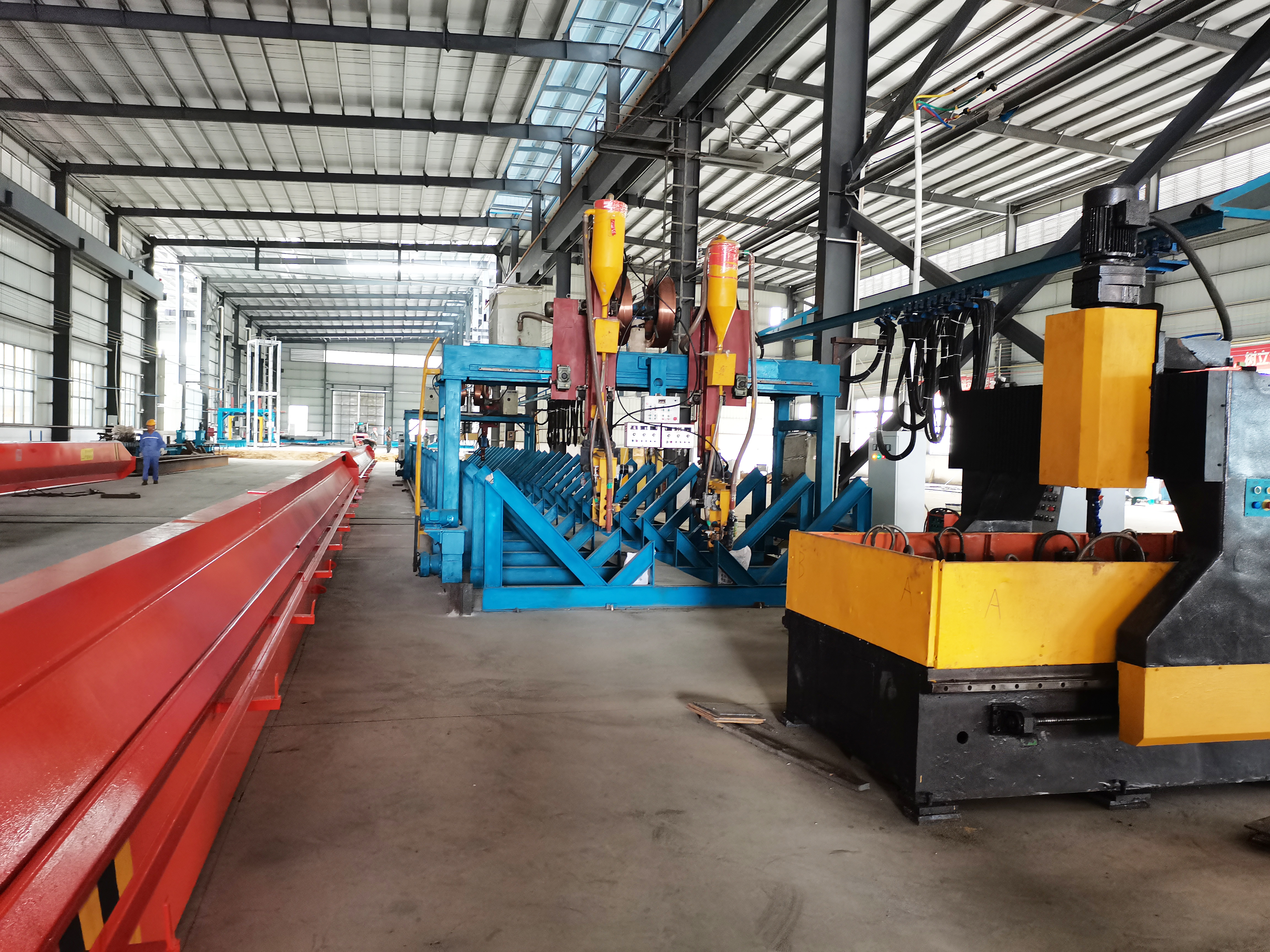 steel structure beam production process3a