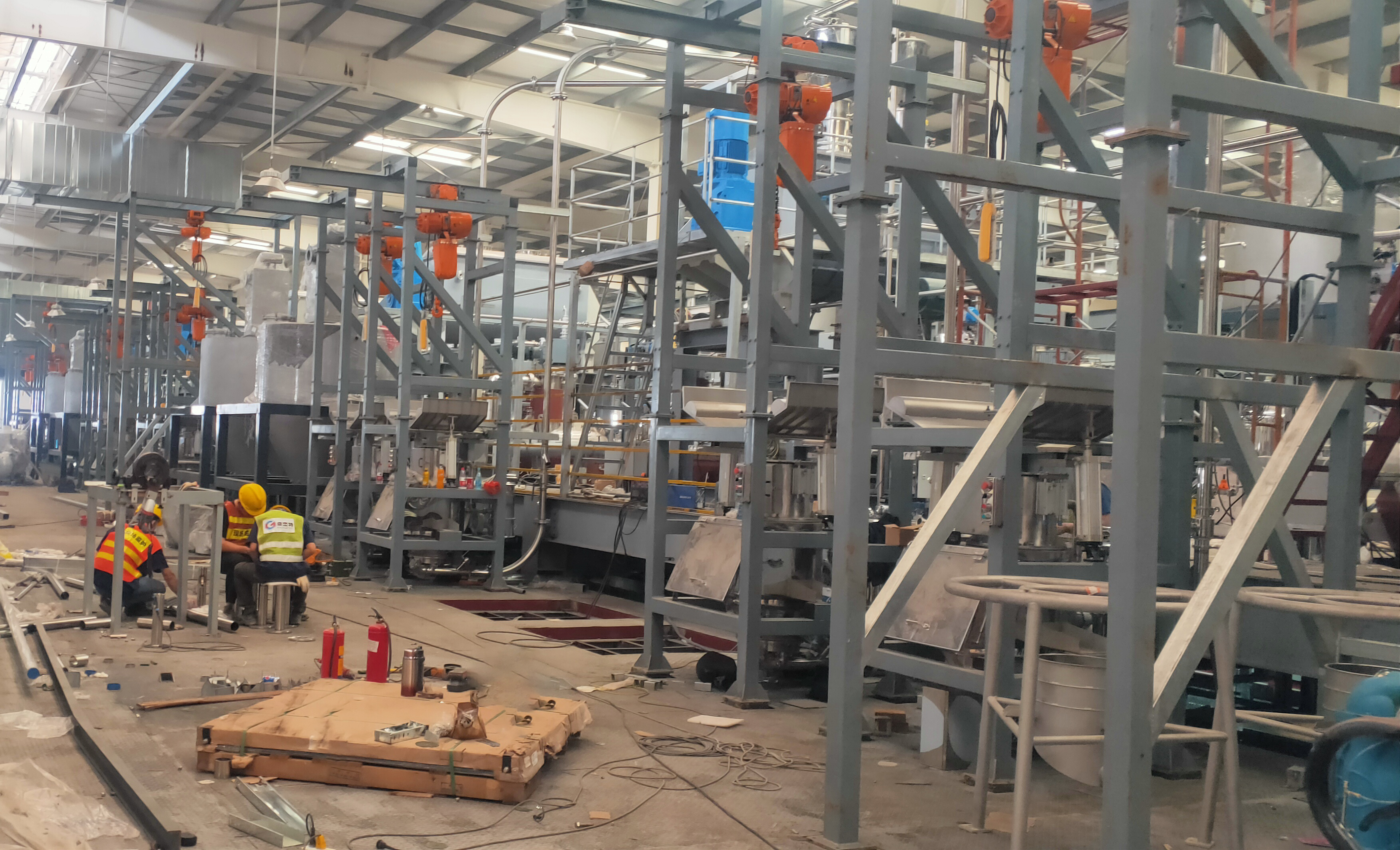 steel structure workshop equipment platform (11)