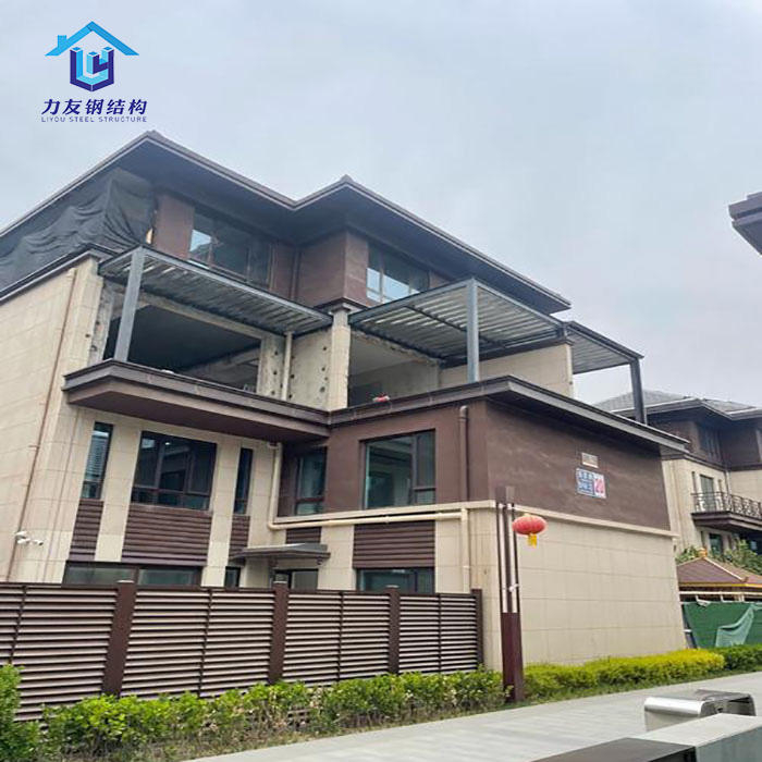 2025 Steel Villa House Customized Size Premade Material Quick Assembly Steel Structure