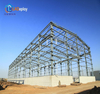 Prefabricated Industrial Gable Frame Light Metal Building Steel Structure Warehouse Shopping Mall Hotel School