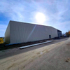 2025 Airplane Hanger Vertical Hangar Beams Purlin Bridging Being Installed Wall Sheeting Hangar Vertical System 200x125 Building