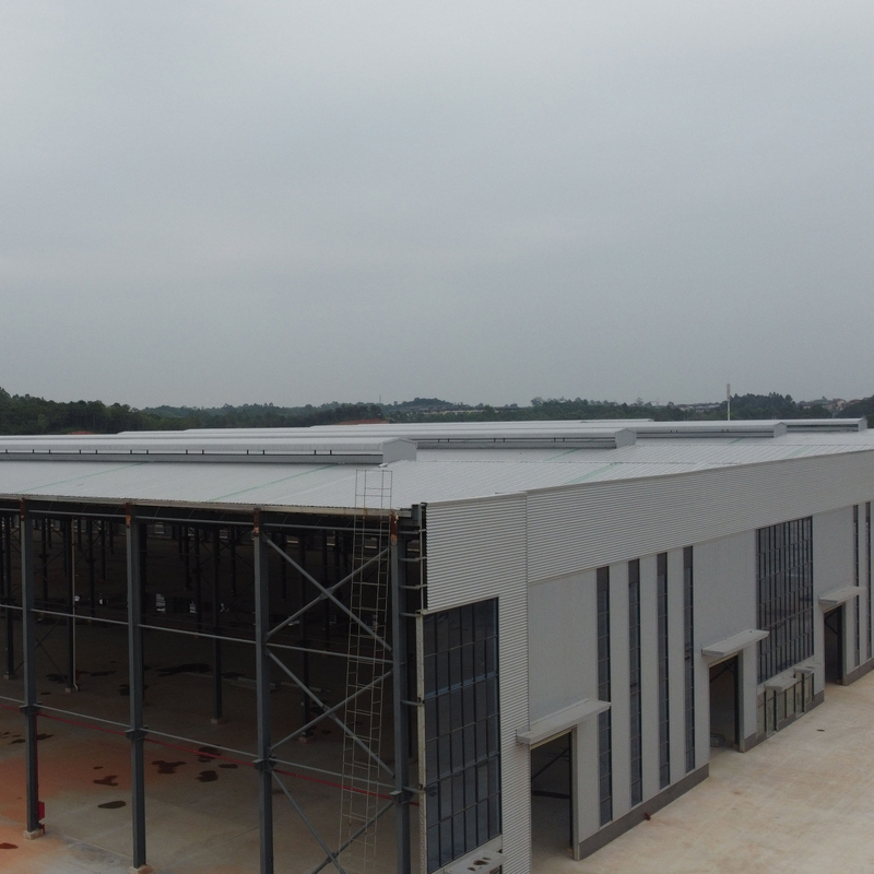 China Prefabricated High Strength Bolts Connected System Factory Steel Building Metal Structure Frame Workshop Warehouse