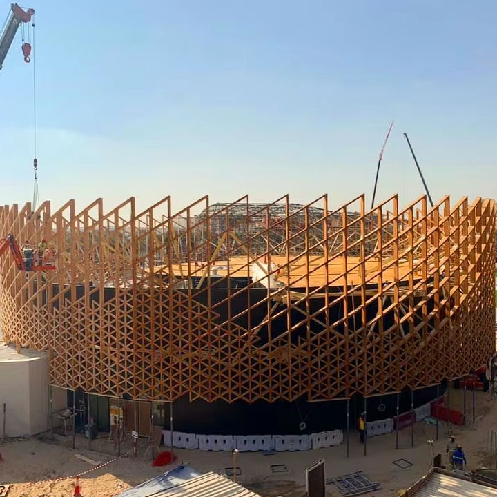 2025 the Canada Pavilion Inspired Canadian Landscapes Arabic Architectural Elements Representation Strong Cultural Economic