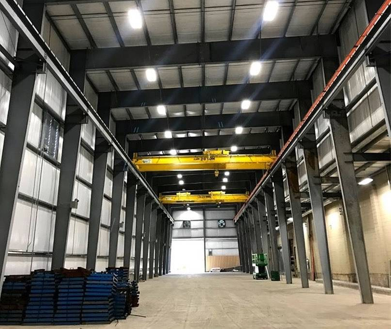 2025 Warehouse Storage Expansion Bethel Park Ameri-Source Project 18,352 square Foot Warehouse Is Made up of 126 Tons of Steel