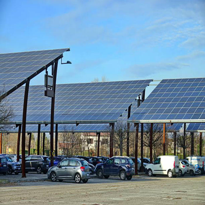 2024 New Photovoltaic Solar Energy With Mounting Brackets Steel Structure Carparks/Parking Lot/Car Tower