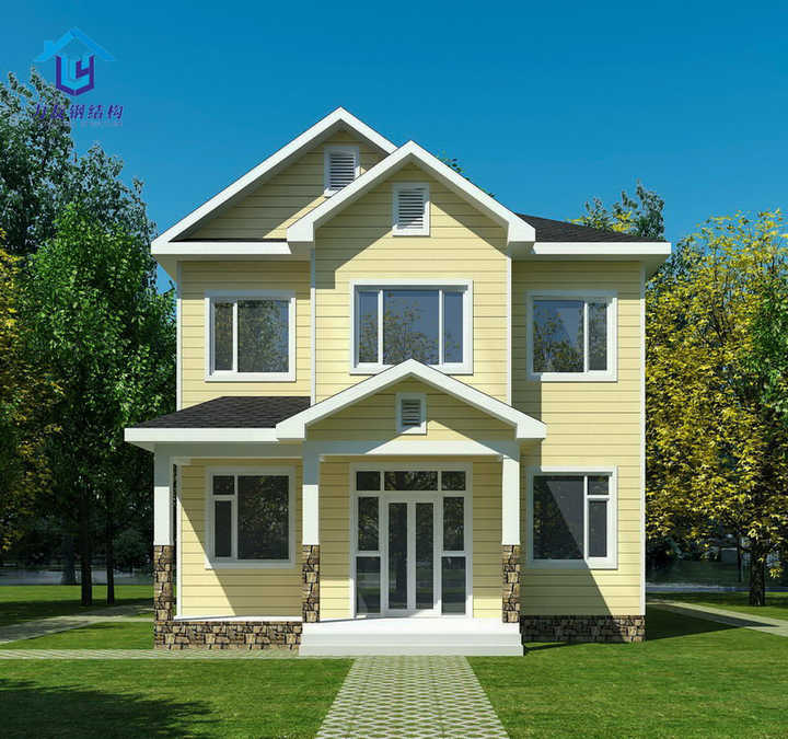 Steel Structure Villa Prefab Building Integrated House Light Steel House