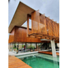 2025 the Mixed Structure of Exposed Steel and Metal Ensured the Minimum Number of Pillars Creating the Main Room of the House