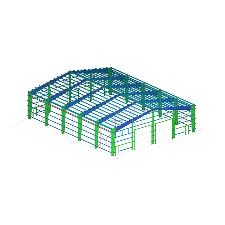 Hot Sale Fabrication Design Steel Building Prefabricated Workshop Steel Structure Warehouse in Canada