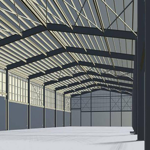 2024 Fast Assembly Large Span Clear Metal Structure Buildings Metal Workshop Office Building Factory Shed