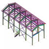 2024 Cheap and Economical for Workshop and Warehouse Metal Building With Metal Roofing Sheet