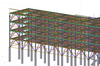 2024 Large Clear Span Strong Steel Column Prefabricated Building Multi-Storey Steel Structure Construction