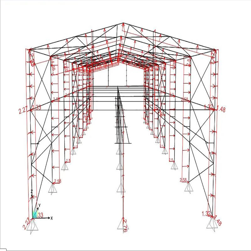 2024 Professional Design Painted/Hot-Dipped Galvanized Metal Framing Building Construction