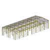 Prefab Steel Space Frame Modular Light Steel Structure Construction Industrial Metal Materials Warehouse in Guyana