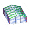 High Strength Steel Frame Metal Buildings Prefabricated Warehouse Steel Structure Workshop Godown in Canada