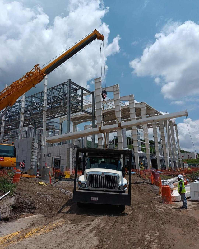 2025 Progress Of The Assembly Of The Metal Structure Of A Tequila Factory In Atotonilco Jalisco
