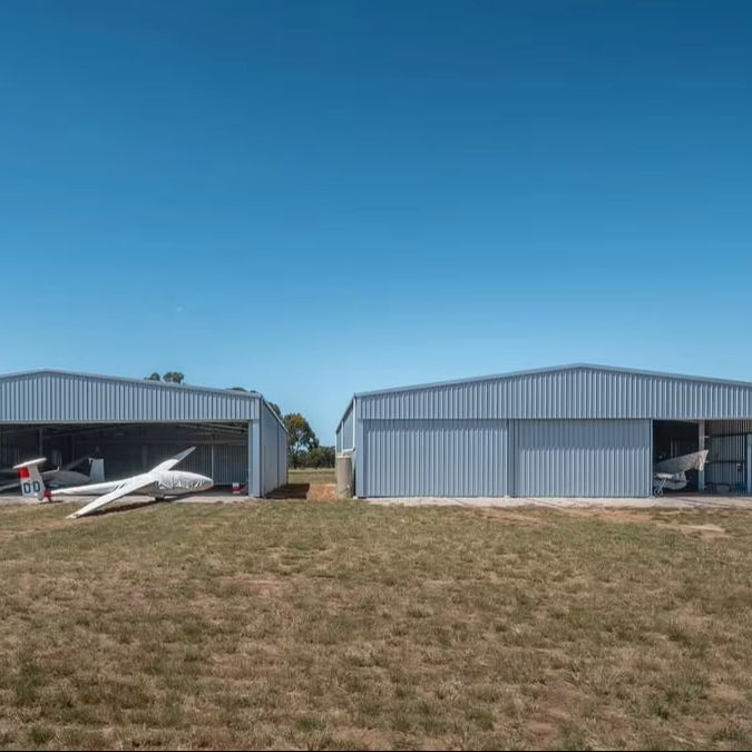 2025 Specifications Hangars Designs Accommodate Wide-spanned Gliders and Include 3m High Sliding Doors Easy Glider Movement
