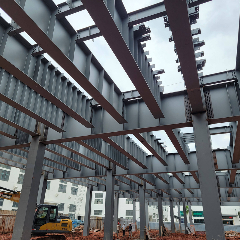 China Heavy Prefabricated H Steel Frame Warehouse Building Construction Large Span Steel Structure Workshop