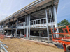 2025 Steel Structure Office Building Workshop Steelstructure Works Are Now Complete Cladding Are Underway on Office