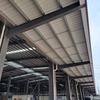 Metal Frame Construction Warehouse Prefabricated Steel Structure Building Prefab Workshop with Canopy